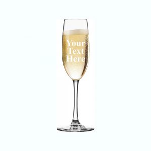 Custom Engraved Champagne Flute Glasses